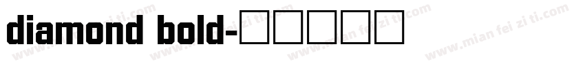 diamond bold字体转换